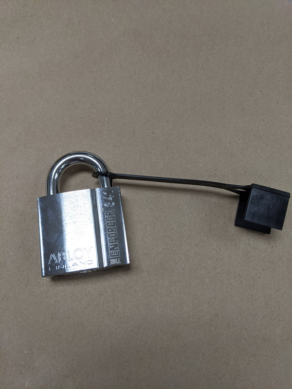 ABLOY Padlock with cover